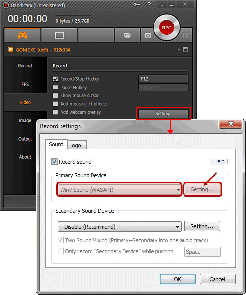 Vista Record Sound Output