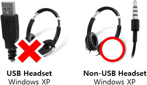 USB headset, no sound in Windows XP