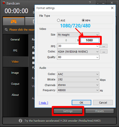 how to make youtube 1080p video