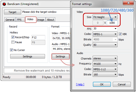 how to make youtube 1080p video