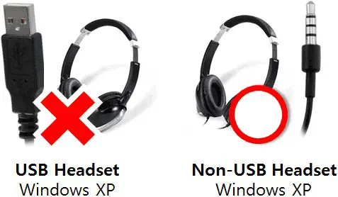 USB headset, no sound in Windows XP