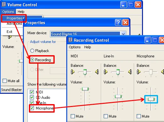 remove echo sound, robotic sound, howling in Windows Vista/7/8